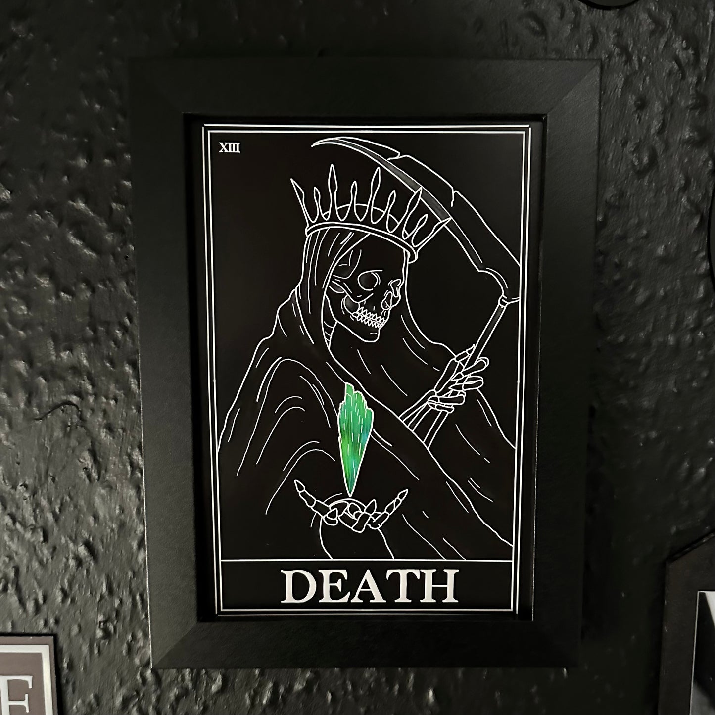 Death Tarot Card Print - Eerie Threads
