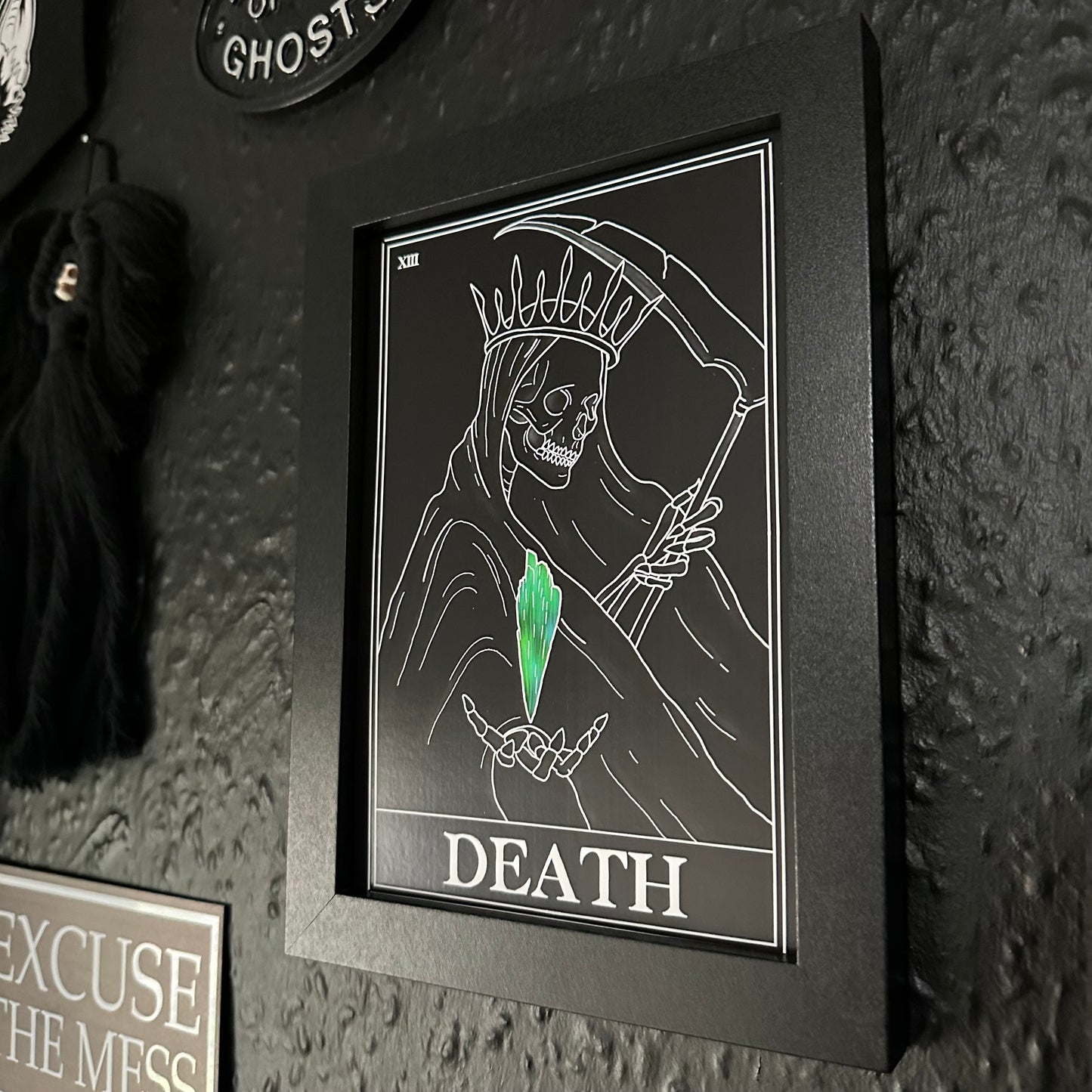 Death Tarot Card Print - Eerie Threads