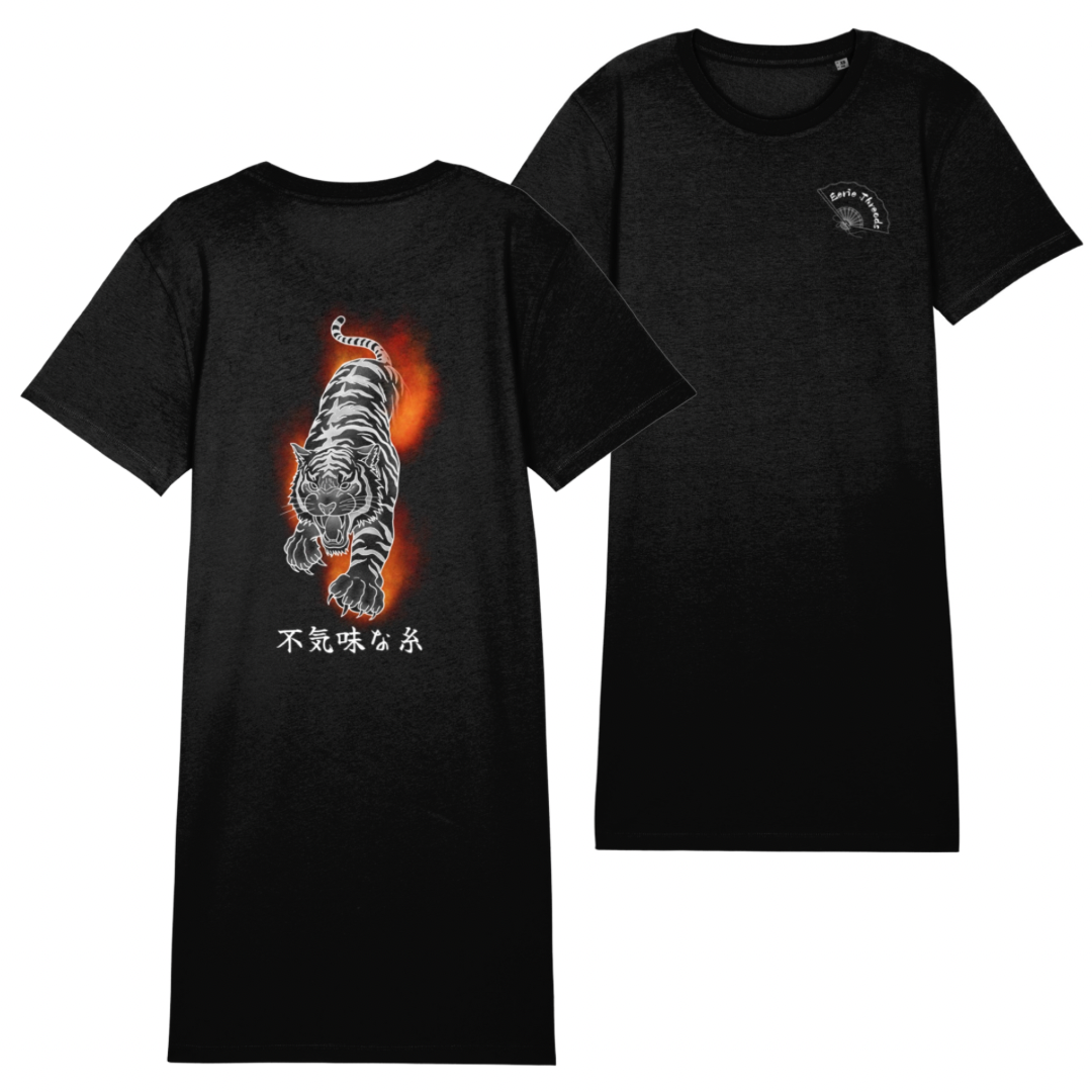 Jumping Tiger T-Shirt Dress